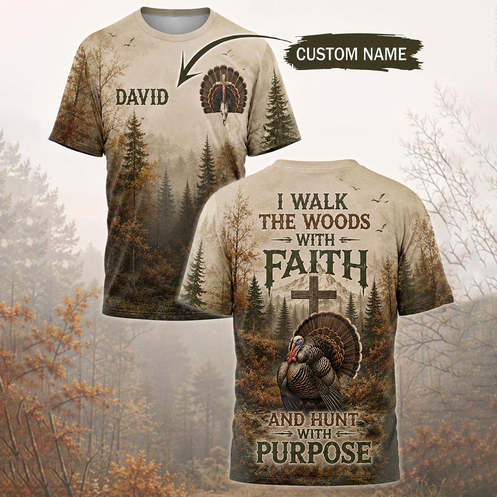 Outdoor Hunting Names - Açık Hava Avlanma Orman Hayvan Baskılı