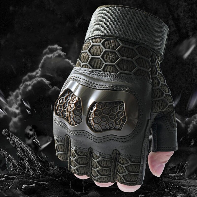 Outdoor Hunting Names - Açık Taktik Eldiven Spor Yarım Parmak