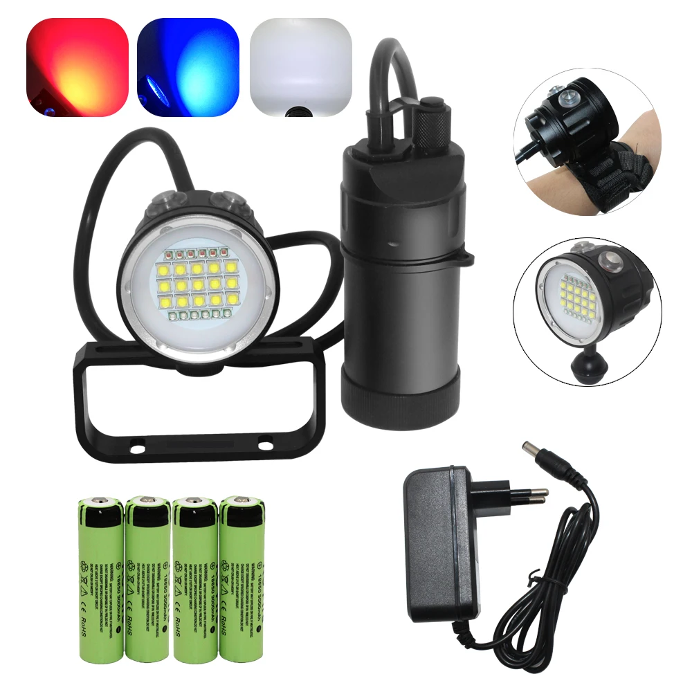 Fire Starter Waterproof - 27 LED Teneke Kutu Dalış Video