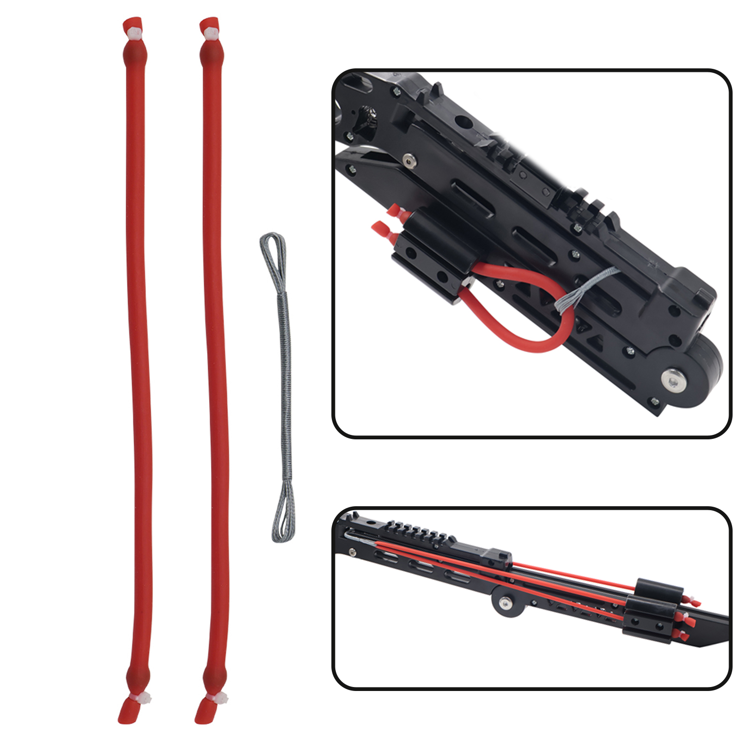 Outdoor Hunting Launcher - Katlanır Sapan Lastikleri, Avlanma 3060 Lastikleri,