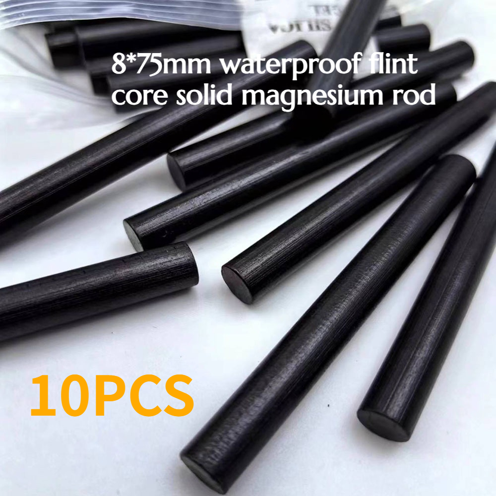 Fire Starter Waterproof - 10 adet 8*75mm su geçirmez çakmaktaşı