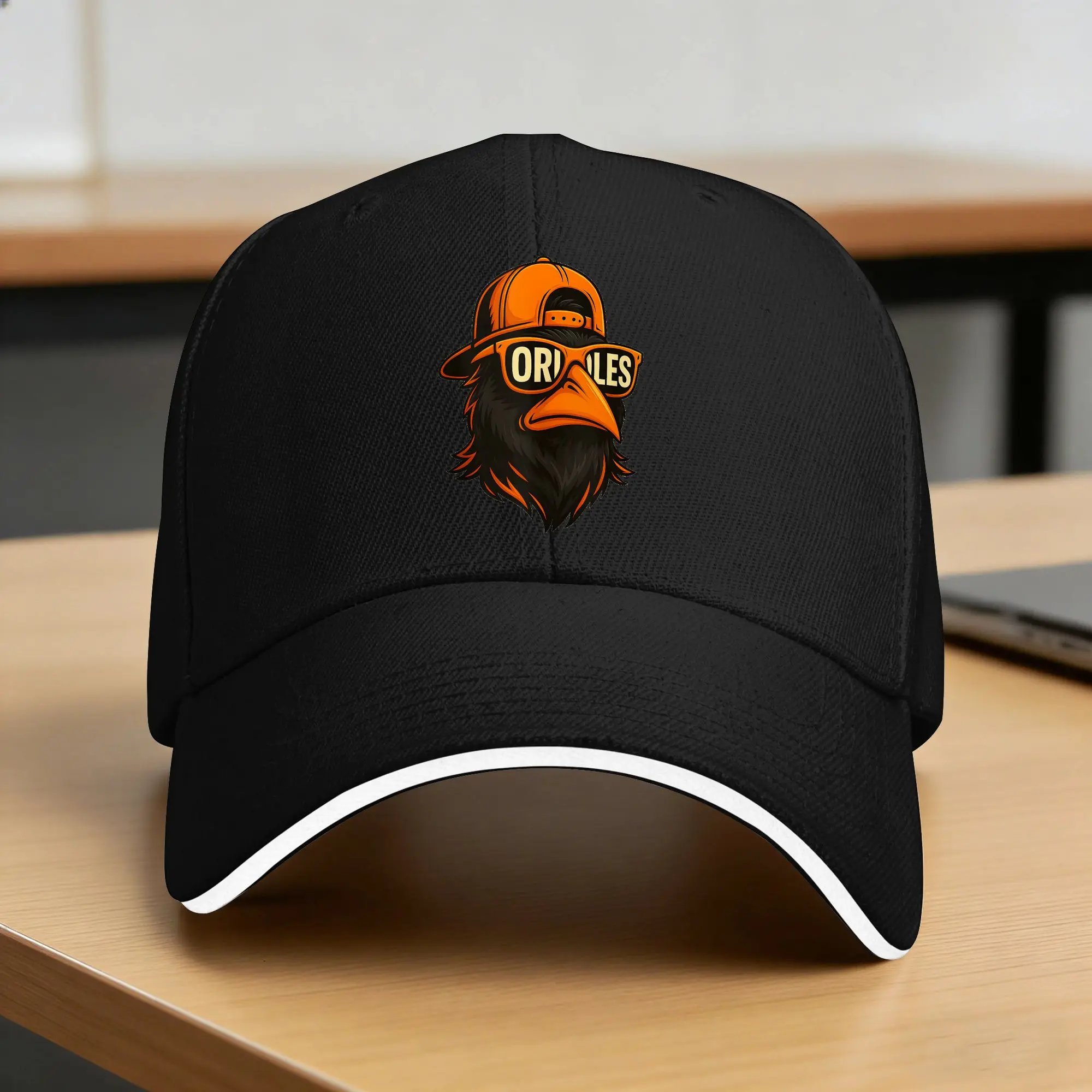 Outdoor Hunting Names - Yaz rahat beyzbol şapkası Oriole adı
