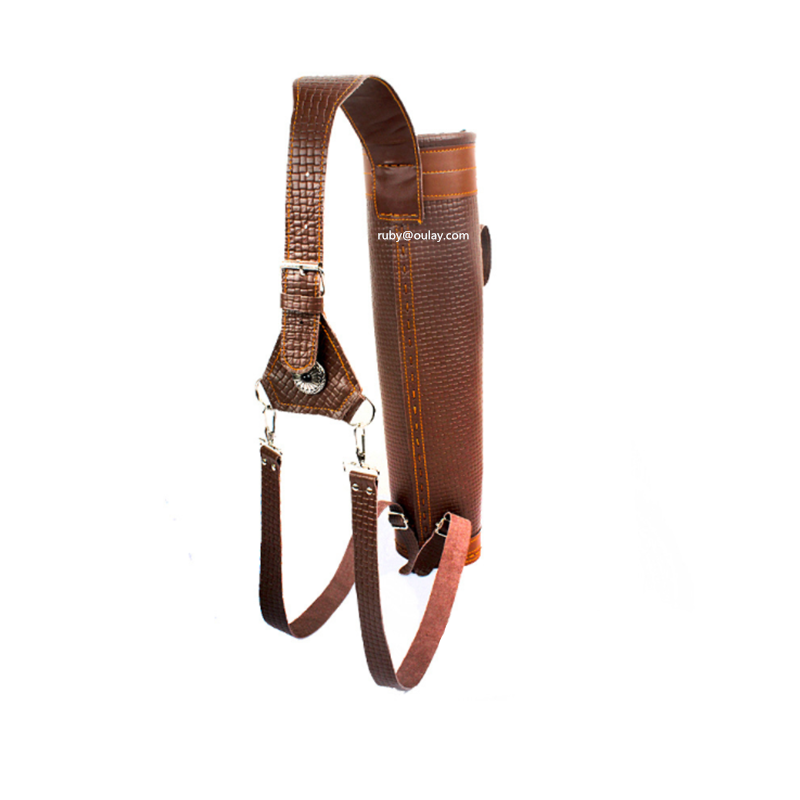 Quiver Arrow Back - El Yapımı Sığır Derisi Ok Kılıfı,