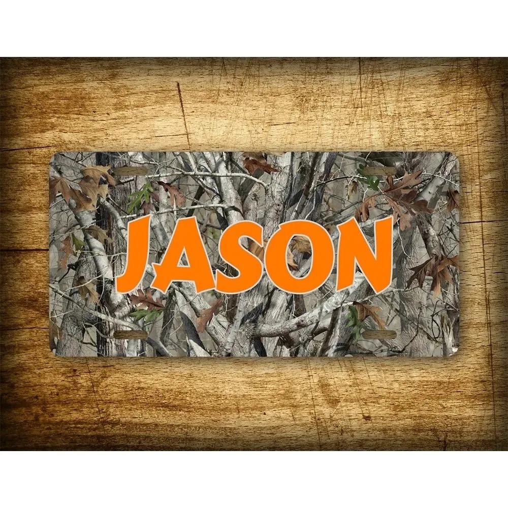 Outdoor Hunting Names - 1 adet Kişiselleştirilmiş Özel İsimli Orman
