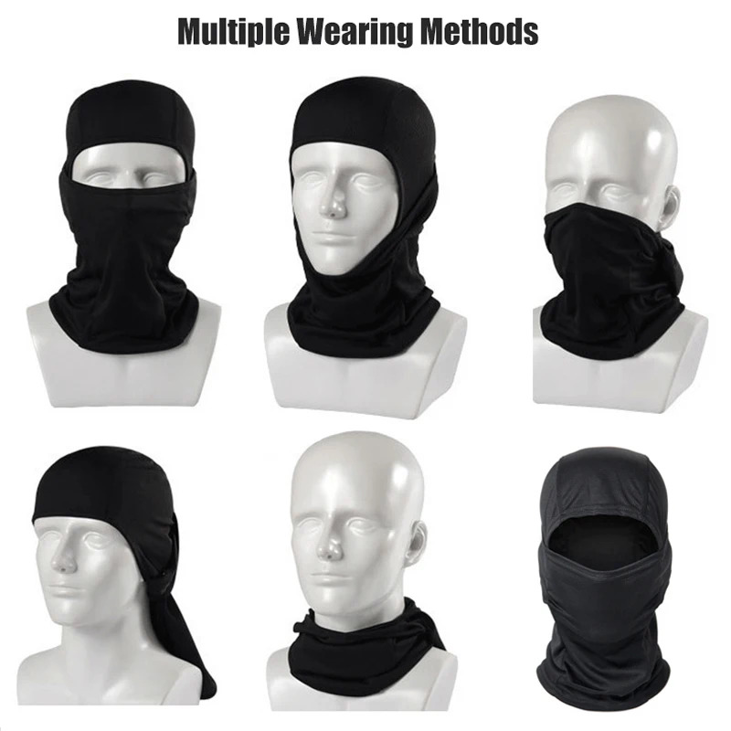 Hunting Outdoor Hats - Kamuflajlı Balaklava Şapka Bisiklet Tam Yüz