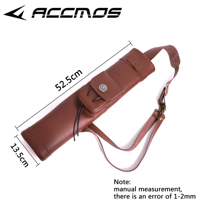 Quiver Arrow Back - Okçuluk Sığır Derisi Deri At Sırtı