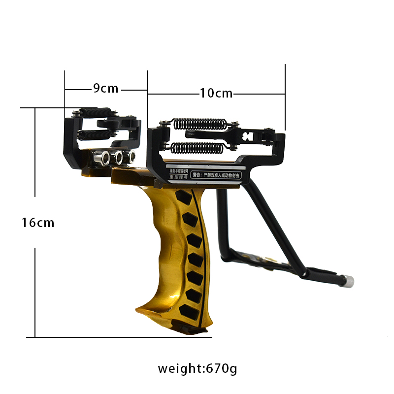 Yükseltilmiş el Metal sapan la - Outdoor Hunting Launcher incelemesi ve fiyatı
