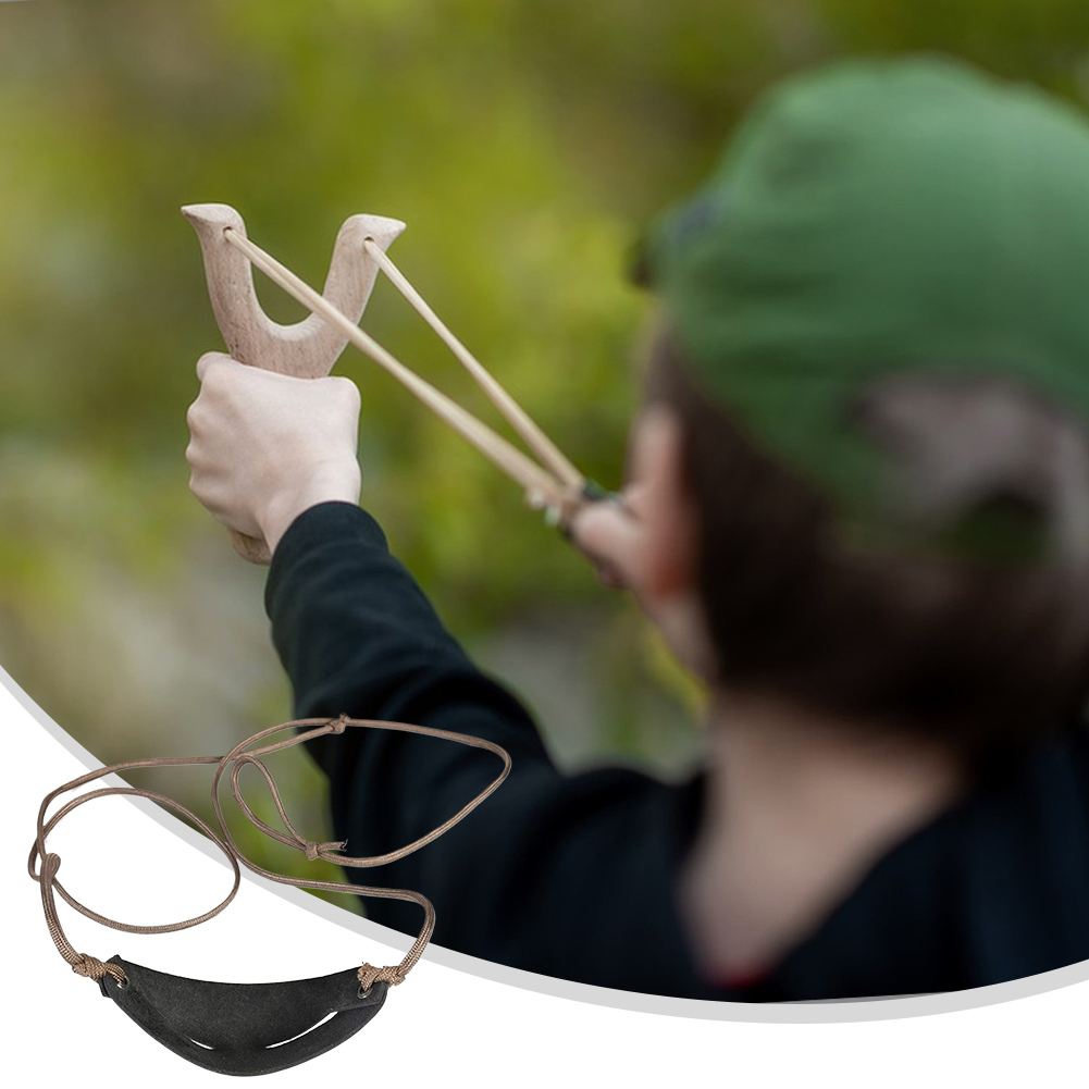 El yapımı Deri Çoban Sling Esk - Outdoor Hunting Launcher incelemesi ve fiyatı