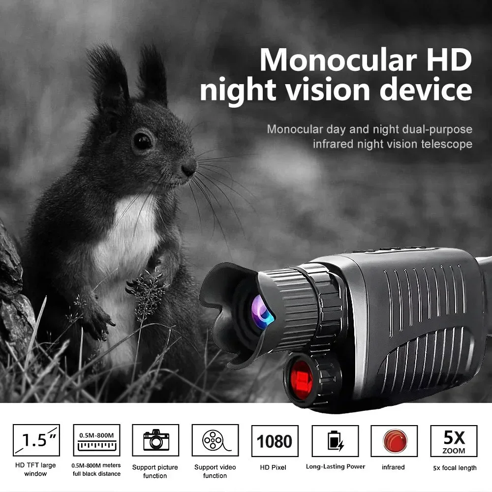 1080P HD Monoküler Gece Görüş  - Hunting Outdoor Day incelemesi ve fiyatı