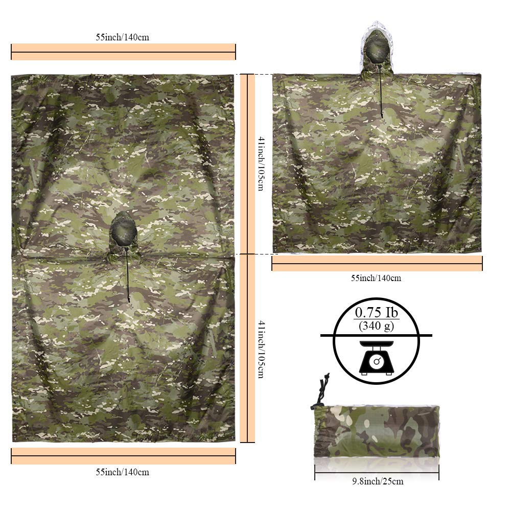 Taktik yağmurluk nefes açık ka - Outdoor Hunting Prints incelemesi ve fiyatı