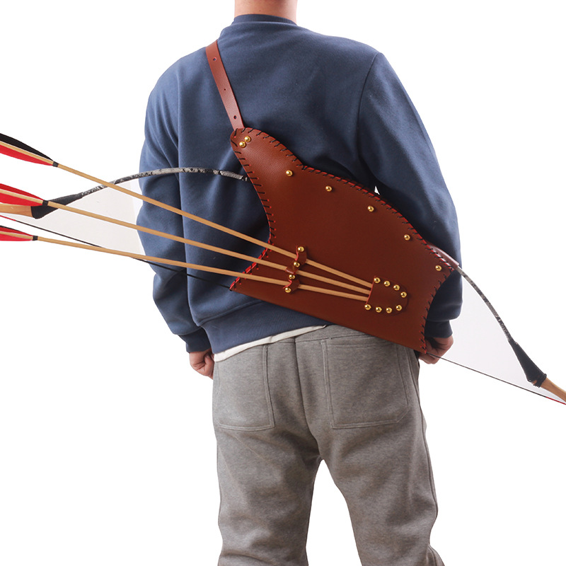 Geleneksel PU Deri Okçuluk Omu - Quiver Arrow Back incelemesi ve fiyatı