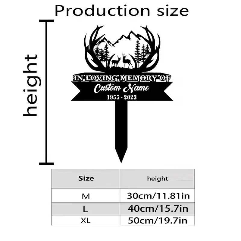 Özel Geyik Avı Anma Çubuğu - K - Outdoor Hunting Names incelemesi ve fiyatı