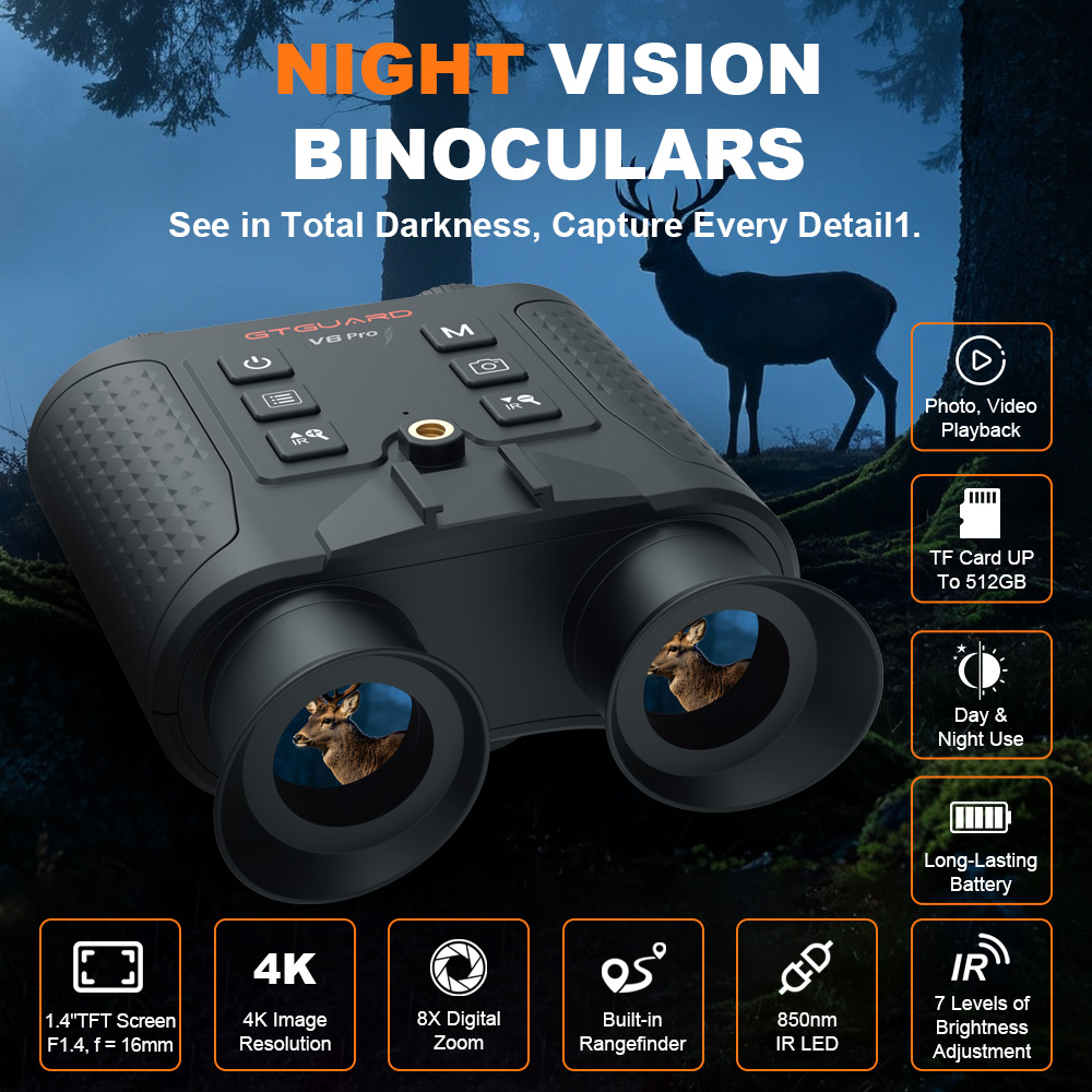4K Gece Görüş Dürbünü 8X Dijit - Outdoor Hunting Videos incelemesi ve fiyatı